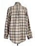 Unbranded Plaid Tan Long Sleeve Button-Down Shirt Size L - photo 2