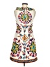 ECI Print White Casual Dress Size 6 - photo 2