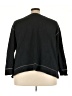 Denim & Co 100% Cotton Black Pullover Sweater Size 3X - photo 2