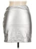 Shein Metallic Silver Casual Skirt Size M - photo 2