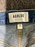 AGOLDE 100% Cotton Blue Denim Shorts Size 28 waist - photo 3