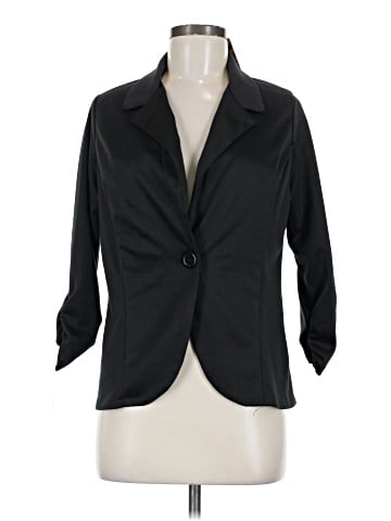 Hybrid & Company 3/4 Sleeve Button-Down Shirt (view 1)