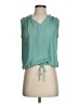 Left Coast by Dolan Teal Sleeveless Blouse Size XS - photo 1