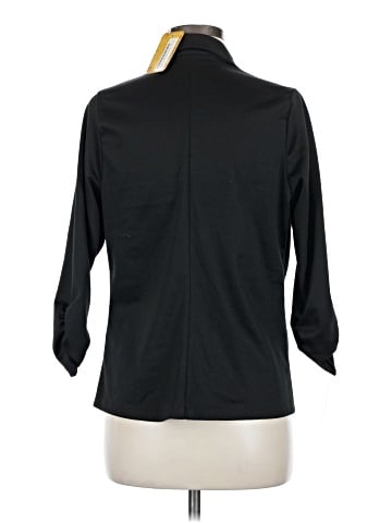 Hybrid & Company 3/4 Sleeve Button-Down Shirt (view 2)