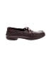 Unbranded 100% Leather Burgundy Brown Flats Size 7 1/2 (narrow) - photo 1