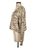 Hayden 100% Acrylic Floral Tan Cardigan Size S - photo 5
