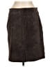 Express 100% Leather Brown Leather Skirt Size 9 - 10 - photo 2
