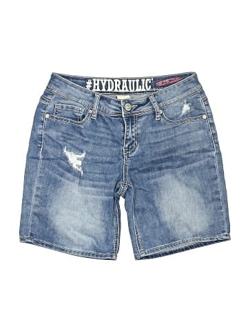 Hydraulic Denim Shorts (view 1)