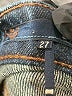 Union Chevron-herringbone Blue Jeans Size 27 waist - photo 8