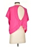 Shein 100% Polyester Pink Short Sleeve T-Shirt Size 4 - photo 2