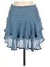 Unbranded 100% Polyester Solid Blue Casual Skirt Size M - photo 1