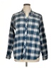 Weatherproof Plaid Blue Long Sleeve Button-Down Shirt Size XL - photo 1