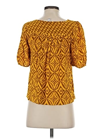 Rose + Olive Short Sleeve Blouse (view 2)