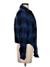 Sim & Sam 100% Rayon Plaid Blue Long Sleeve Blouse Size S - photo 4