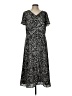 Talbots Floral Black Casual Dress Size 10 - photo 1