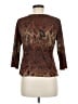 Zenobia Brown 3/4 Sleeve Blouse Size MedEstimated - photo 2