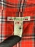 Bonpoint 100% Cotton Plaid Orange Short Sleeve Button-Down Shirt Size S - photo 7