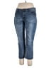 DKNY Jeans Hearts Blue Jeans Size 14 - photo 1
