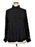 HOTOUCH Solid Black Long Sleeve Blouse Size XL - photo 1