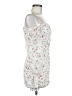 Reverse 100% Polyester Floral White Cocktail Dress Size M - photo 4