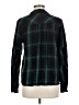 CAbi 100% Viscose Plaid Green Long Sleeve Button-Down Shirt Size M - photo 2