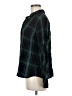 CAbi 100% Viscose Plaid Green Long Sleeve Button-Down Shirt Size M - photo 5