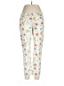 Vanilla Jeans Floral White Casual Pants Size 13 - photo 1