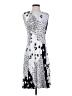 DKNY Graphic Gray Cocktail Dress Size 4 - photo 1