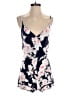 Bebop 100% Rayon Floral Blue Romper Size XS - photo 1