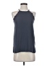 Ann Taylor LOFT 100% Polyester Gray Sleeveless Blouse Size XXS - photo 1