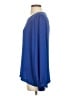 Ann Taylor LOFT 100% Polyester Blue Long Sleeve Blouse Size S - photo 5