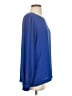 Ann Taylor LOFT 100% Polyester Blue Long Sleeve Blouse Size S - photo 4