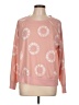 Splendid Print Pink Sweatshirt Size L - photo 1