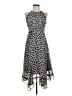 Just... Taylor 100% Polyester Paisley Blue Cocktail Dress Size 4 - photo 1