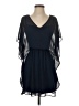 Express 100% Polyester Solid Blue Cocktail Dress Size XS - photo 1