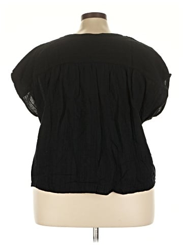 a.n.a. A New Approach Short Sleeve Blouse (view 2)