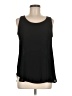 Ann Taylor LOFT 100% Recycled Polyester Black Sleeveless Blouse Size M - photo 1