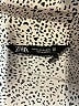 Zara Animal Print Silver 3/4 Sleeve Button-Down Shirt Size XL - photo 7