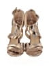 Jimmy Choo Metallic Gold Tan Sandals Size EU 40 - photo 2