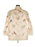 Unbranded Print Ivory 3/4 Sleeve Blouse Size 2X - photo 1