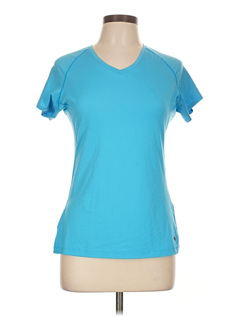 Pre-owned Columbia Active T-shirt In Blue
