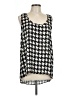 Pleione 100% Polyester Black Sleeveless Blouse Size L - photo 1