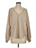 Lucky Brand 100% Polyester Tan Pullover Sweater Size S - photo 1