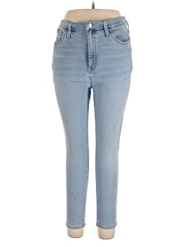 Madewell 11" High-Rise Skinny Crop Jeans in Webb Wash: TENCEL™ Denim Edition