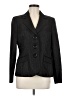 Le Suit 100% Polyester Chevron-herringbone Gray Blazer Size 8 - photo 1