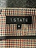 1.State Houndstooth Brown Casual Skirt Size 6 - photo 4