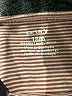 Carter's 100% Cotton Stripes Tan Short Sleeve Onesie 12-18 MO / 18 MO - photo 3
