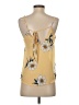 Lydelle 100% Polyester Yellow Sleeveless Blouse Size S - photo 2