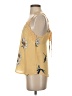 Lydelle 100% Polyester Yellow Sleeveless Blouse Size S - photo 5