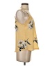 Lydelle 100% Polyester Yellow Sleeveless Blouse Size S - photo 4